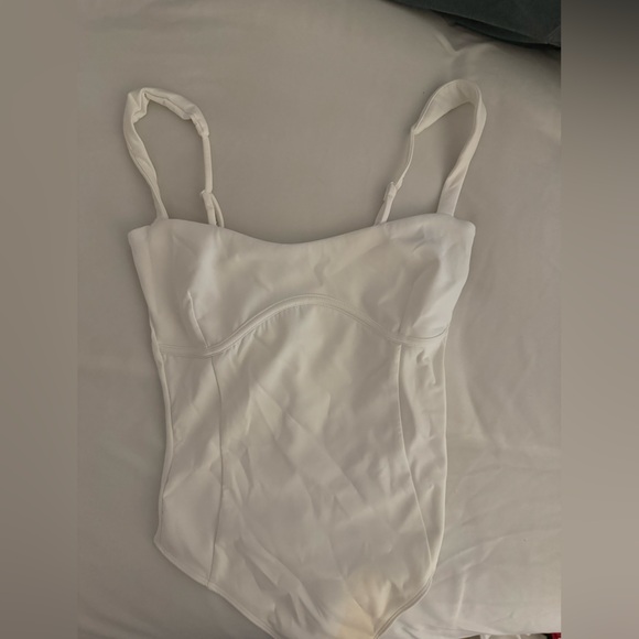 Good American Women's Sweetheart Scuba Tank Thong Bodysuit - Picture 1 of 4